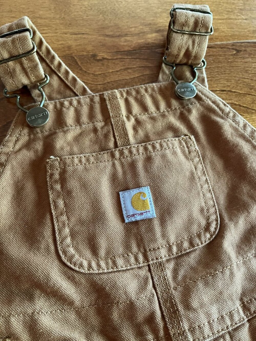 Carhartt tan overalls 3T - Picture 2 of 7